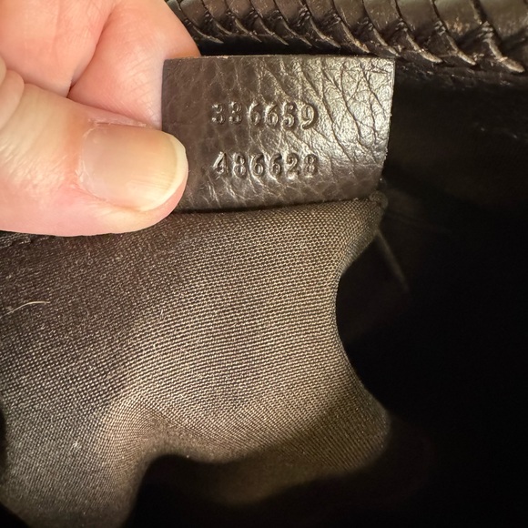 EUC Gucci Marrakech dark brown leather shoulder bag - Picture 10 of 12